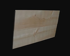 12 inch hand hewn white pine log with bevel